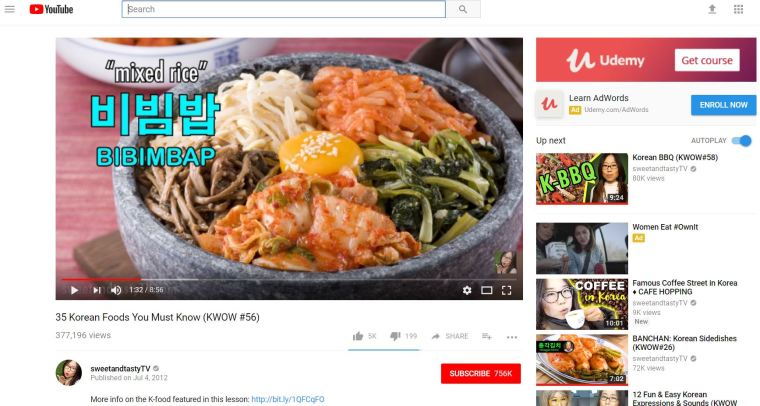 korean youtube