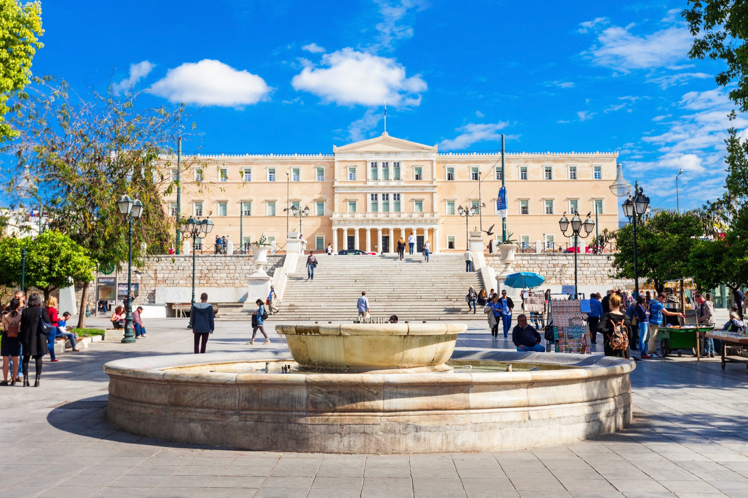 Parliament building syntagma sq