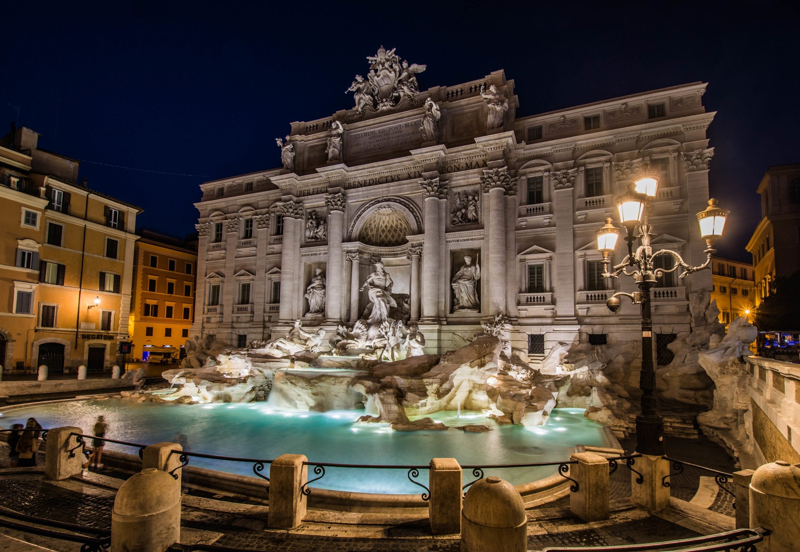 Trevi Fountain by night, Rome, Italy