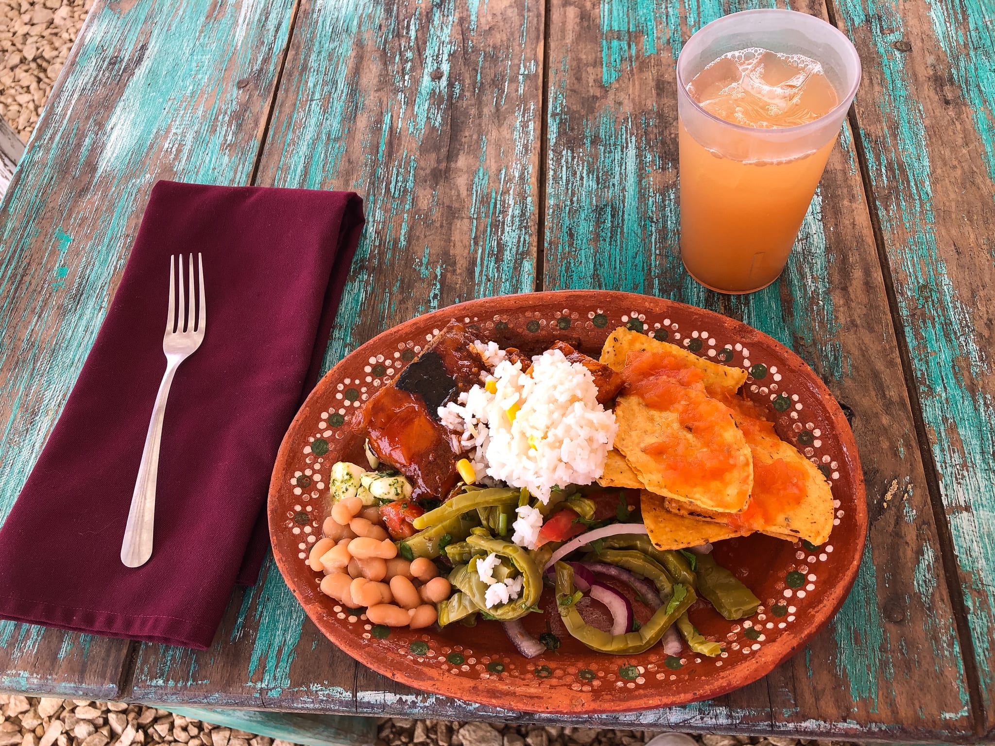 delicious authentic lunch